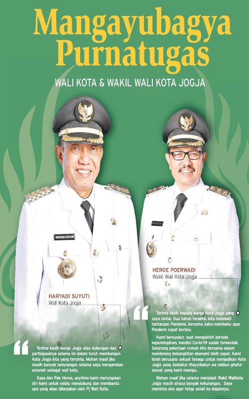 Infografis Wali Kota - Wakil Wali Kota Jogja