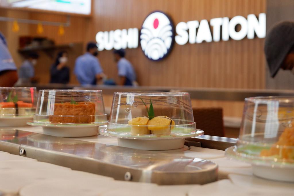 Salah satu ragam sushi yang ditawarkan Sushi Station./Istimewa