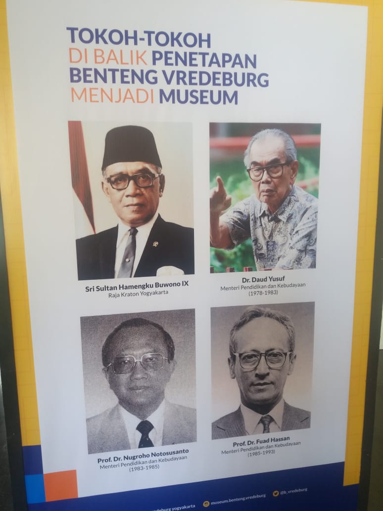 Foto sejumlah tokoh yang terlibat proses penetapan Benteng Vredeburg menjadi museum, belum lama ini./Harian Jogja-Sunartono