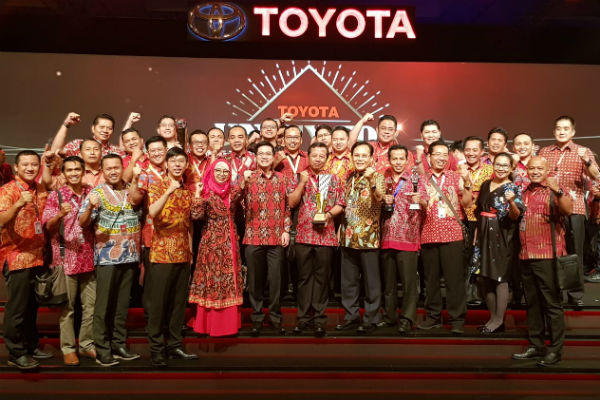 Nasmoco Group Raih 19 Penghargaan dari Toyota