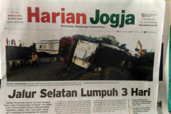 HARIAN JOGJA HARI INI: Jalur Selatan Lumpuh 3 Hari