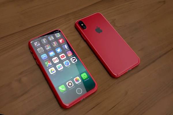 Apple Usung iPhone 8 Merah