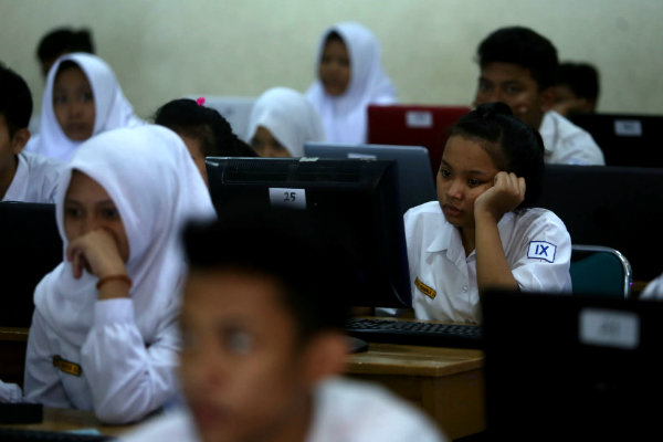 Hari II UNBK, Ini Sekolah yang Masih Menumpang