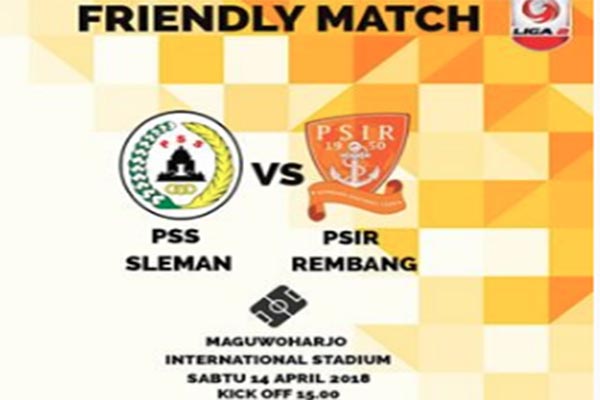 Lawan PSIR Jadi Ajang Perkenalan Tim PSS Sleman