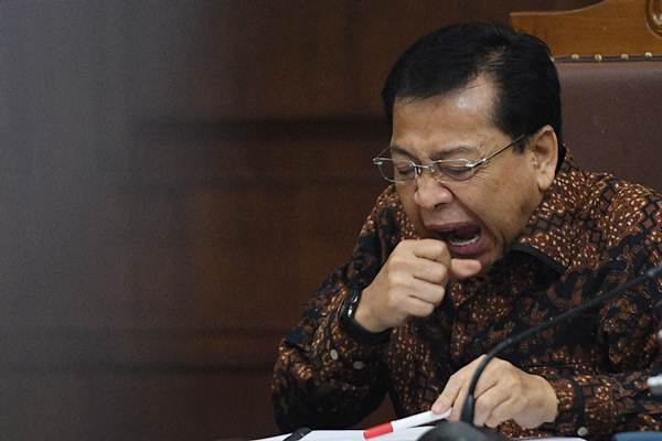 Sidang Kasus E-KTP Diwarnai Unjuk Rasa, Massa Minta Hakim Tolak Pledoi Setya Novanto