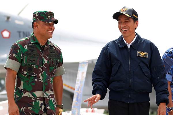 SURVEI: Jokowi Capres Elektabilitas Tertinggi, Gatot Cawapres Favorit