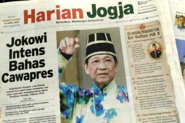 HARIAN JOGJA HARI INI: Jokowi Intens Bahas Cawapres