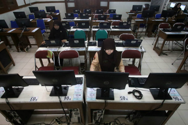 Difabel Peserta UNBK SMP di Jogja Berjumlah 13 Orang