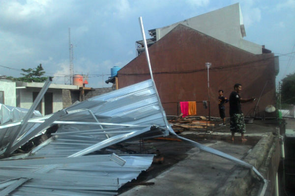 34 Rumah di Bantul Rusak akibat Puting Beliung