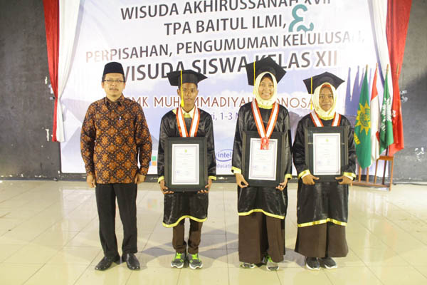 254 Siswa SMK Muhammadiyah Wonosari Wisuda, Harus Amalkan Nilai-Nilai Alquran