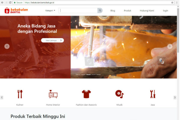 Ini Dia Lapak Bebakulan, Pasar Online-nya UMKM Bantul