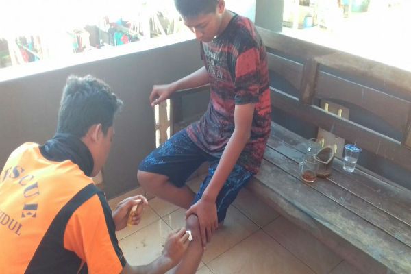 Kaki Terperosok ke Dalam Palung, Ombak Langsung Seret Wisatawan Gunungkidul