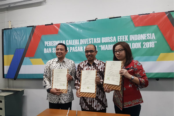 Asyik, Kini Fakultas Ekonomi UAJY Punya Galeri Investasi Bursa Efek Indonesia