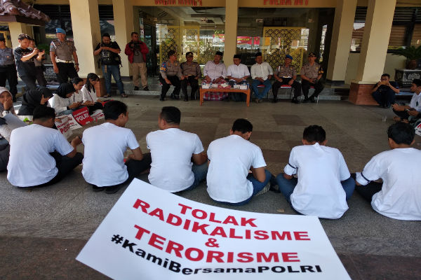 Doa Warga Jogja untuk Tragedi Pembantaian di Mako Brimob Depok