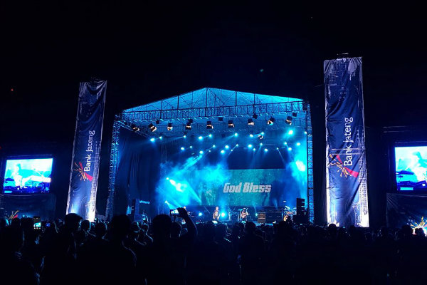 God Bless Membuka Konser Volcano Rock Festival 2018 di Boyolali