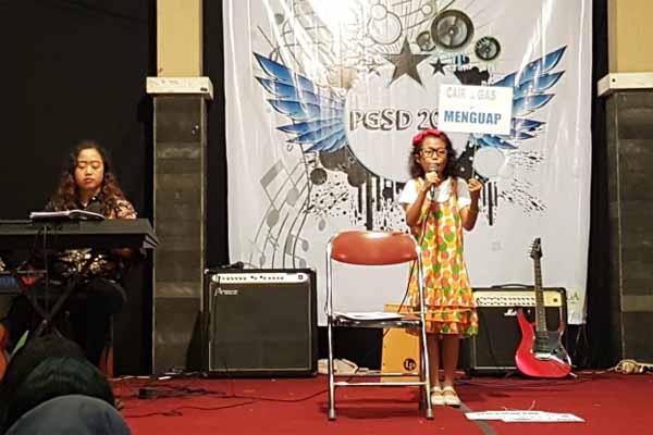 19 Siswa SD Nyanyikan Lagu Anak Karya Mahasiswa PGSD Universitas Sanata Dharma