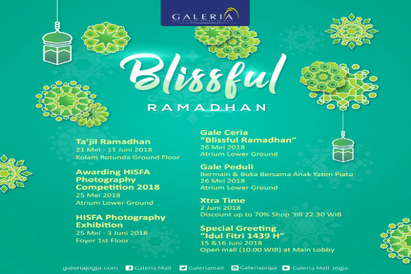 Blissful Ramadhan, Pesta Event dan Diskon di Galeria Mall