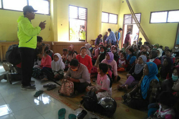 ERUPSI MERAPI: Sejumlah Warga Sleman Masih Bertahan di 2 Titik Pengungsian
