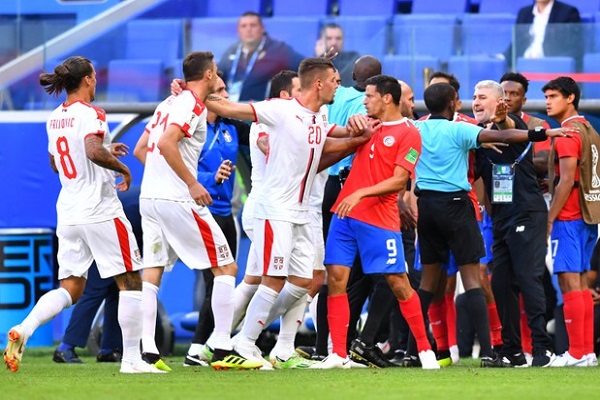 Gol Kolarov Bawa Serbia Kalahkan Kosta Rika