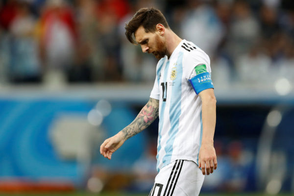 Horor Argentina dan Lionel Messi di Piala Dunia 2018.