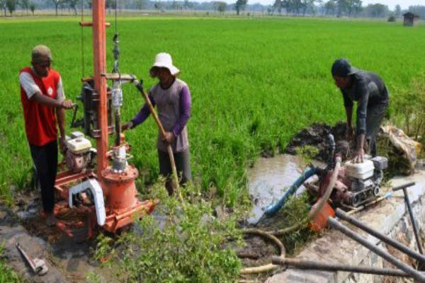 Saluran Irigasi di Bantul Banyak yang Rusak
