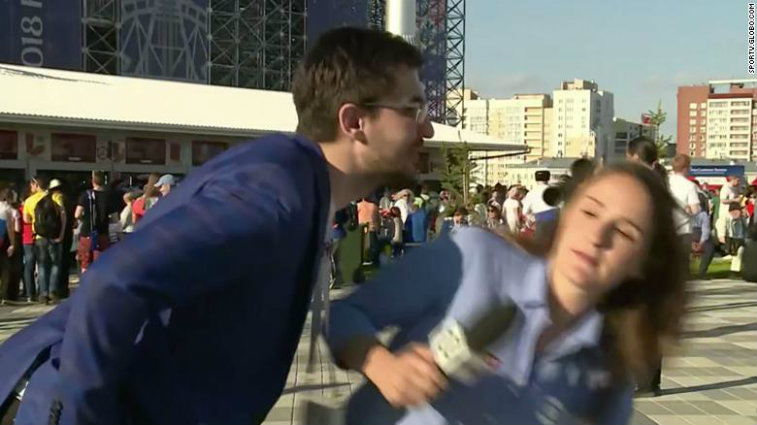 Lagi, Reporter Perempuan Dilecehkan saat Melaporkan Piala Dunia di Rusia