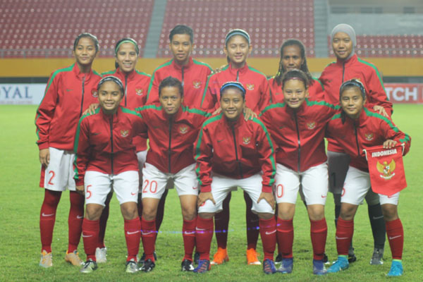 Piala AFF Women 2018 : Digelar di Palembang, Ini Daftar Pemain Timnas Wanita Indonesia