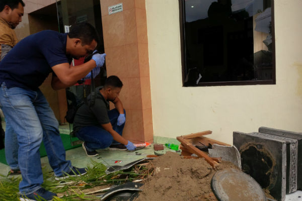 Polisi Usut Pelaku Perusakan PN Bantul
