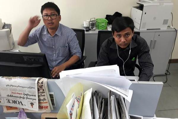 2 Wartawan Reuters Ditahan di Myanmar ketika Investigasi Pembunuhan di Rakhine