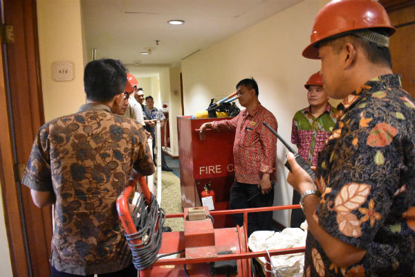Hyatt Regency Yogyakarta Ajak Tamu dan Staff Berlatih Penanganan Kebakaran