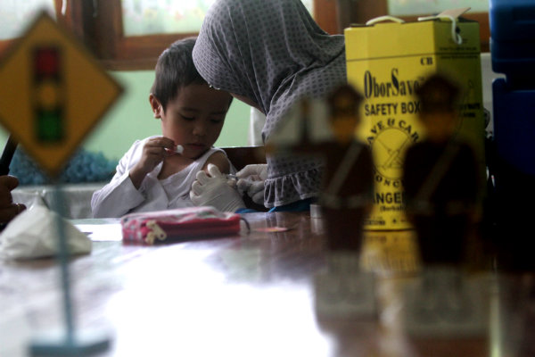 Anak Suku Pedalaman Riau Akan Diberi Imunisasi MR