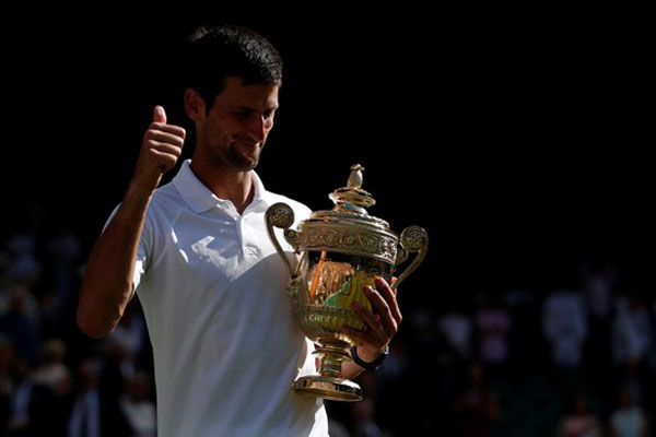 Novak Djokovic Rajai Wimbledon