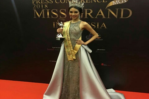 Sandang Gelar Miss Grand Indonesia 2018, Nadia Purwoko Raih Mahkota Senilai Rp3 Miliar