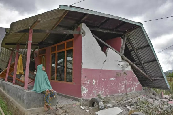 Korban Gempa Lombok Dapat Bantuan Rp50 Juta dari Presiden Jokowi