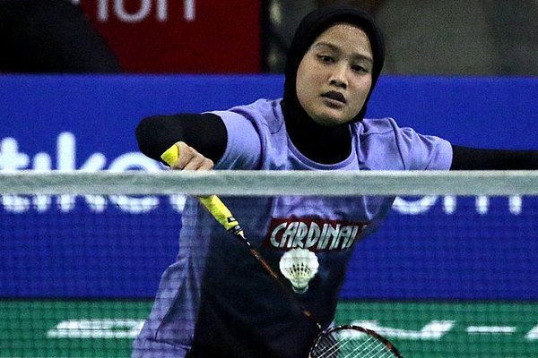 Pebulu Tangkis Putri Hanna Ramadhini Mantap Berjilbab