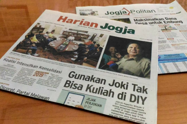 HARIAN JOGJA HARI INI: Gunakan Joki Tak Bisa Kuliah di DIY