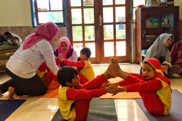 TKIT Alhamdulillah Tingkatkan Konsentrasi dan Percaya Diri Anak dengan Yoga