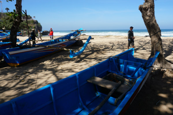 Nelayan Gunungkidul Mulai Melaut Usai Gelombang Tinggi