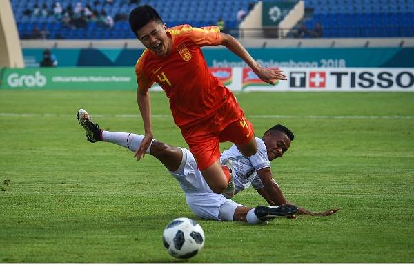 Sepak Bola Asian Games 2018: Salah Taktik, Timor Leste Dicukur Tiongkok 0-6