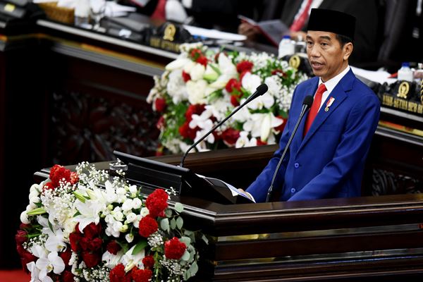 Ini Pidato Lengkap Jokowi Jelang HUT RI