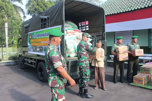 Posko Bantuan Kemanusiaan Kodim Kulonprogo Kirim Bantuan ke Lombok