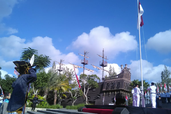 KEMERDEKAAN RI: 17 Bregada Iringi Pengibaran Bendera di Jogja Bay
