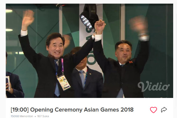 Dua Korea Bersatu di Asian Games 2018
