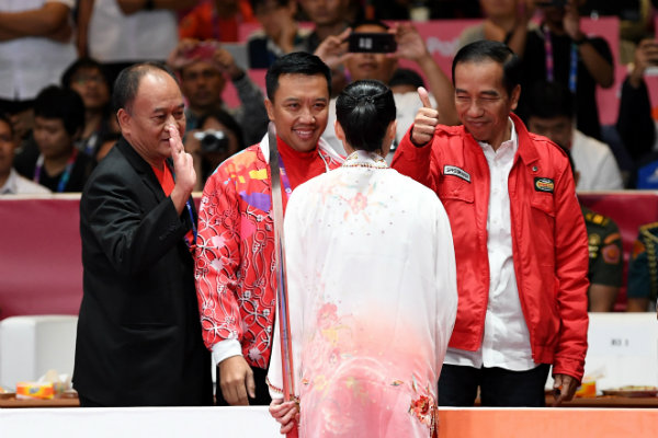 Persembahkan Emas Kedua Asian Games, Jokowi: Lindswell Ratu Wushu Asia!
