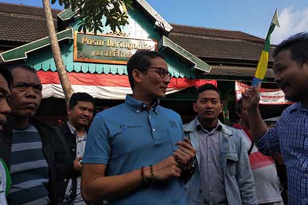  Pedagang Pasar Beringharjo Curhat ke Sandiaga Uno, Ingin Kesejahteraan Diperhatikan