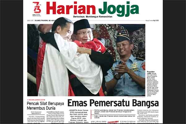 HARIAN JOGJA HARI INI : Emas Pemersatu Bangsa