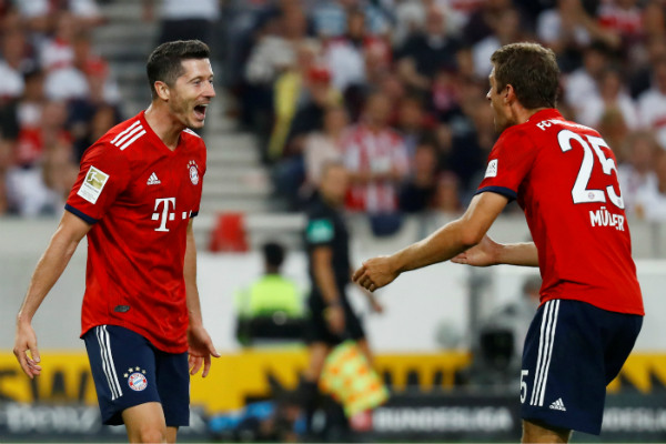 Rangkuman Pekan II Bundesliga: Bayern Menang Mudah, Dortmund Keteteran