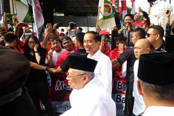 SURVEI Y-PUBLICA: Pasangan Jokowi-Ma'ruf Unggul di Pemilih Milenial