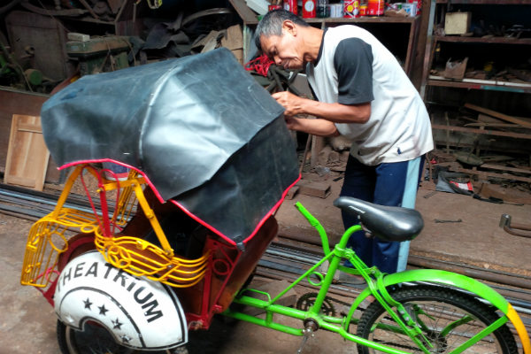 Begini Nasib Bengkel Becak yang Tersisa di DIY