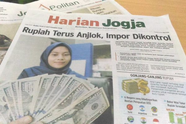 HARIAN JOGJA HARI INI: Rupiah Terus Anjlok, Impor Dikendalikan
